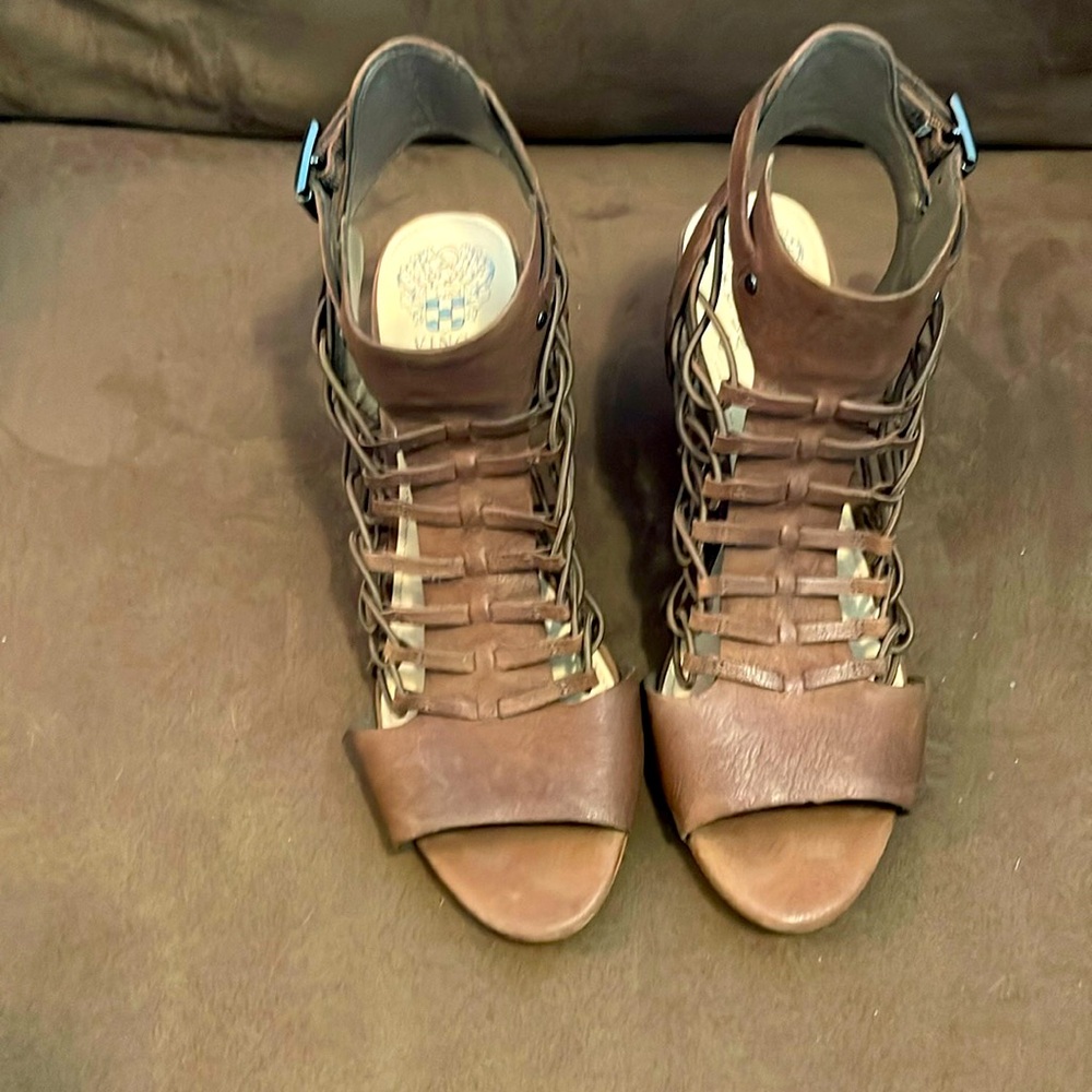 Vince Camuto Cage Sandal- only worn a couple times! Size 9.5